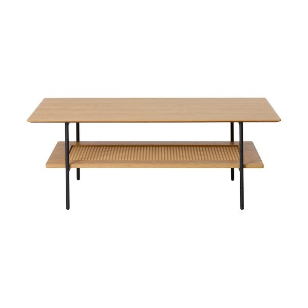 Măsuță de cafea în culoare naturală cu aspect de lemn de stejar 55x110 cm Pensacola – Unique Furniture-image-1