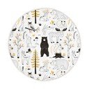Covor pentru copii galben/alb ø 120 cm Comfort – Mila Home