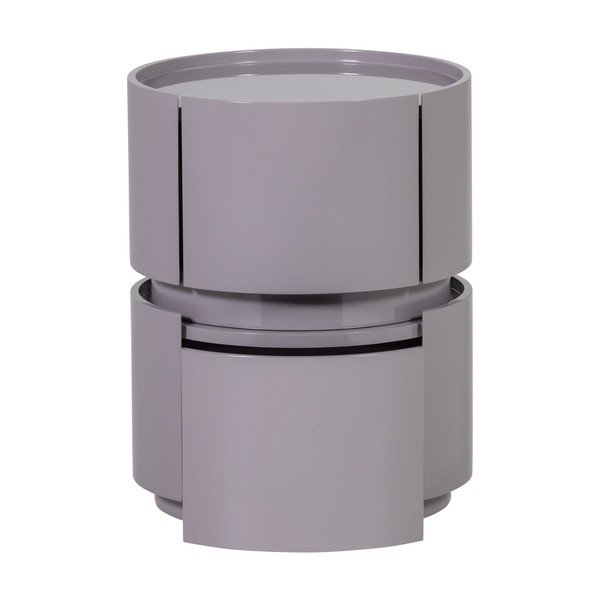 Noptieră gri deschis cu aspect lucios Lunex – WOOOD-image-3