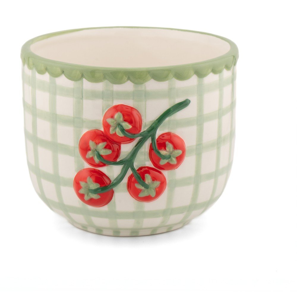 Ghiveci decorativ din porțelan pictată manual ø 12 cm Tomato – Sass & Belle