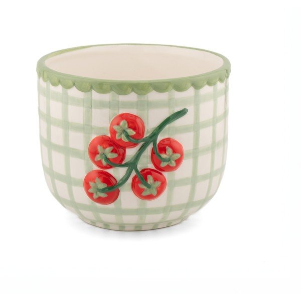 Ghiveci decorativ din porțelan pictată manual ø 12 cm Tomato – Sass & Belle