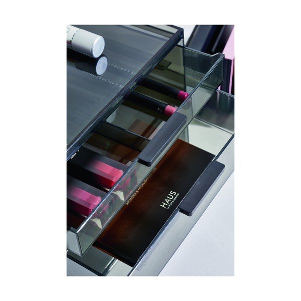 Organizator de baie negru mat pentru cosmetice din plastic reciclat – iDesign-image-4