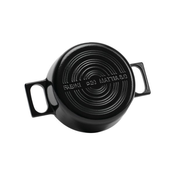 Cratiță cu capac din fontă 2 l adecvată pentru plita cu inducție Mattia 3.0 – FABINI-image-2