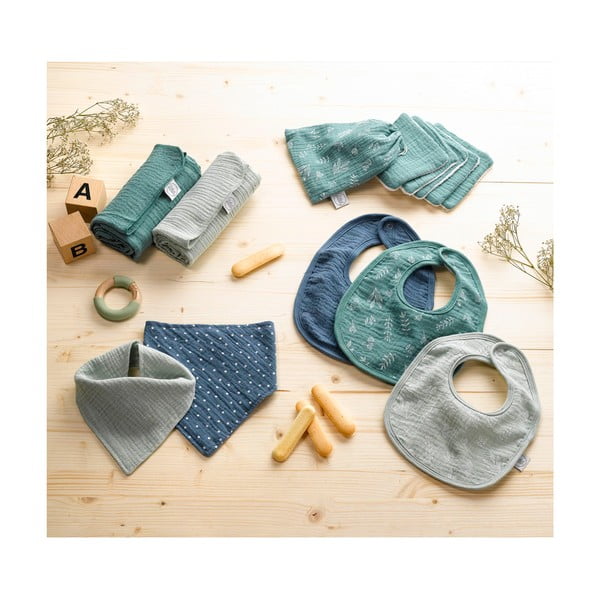 Bavete verde 2 buc. din muselină – Bébé Douceur-image-2