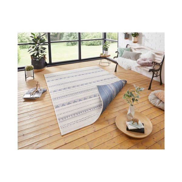 Covor adecvat pentru exterior NORTHRUGS Bahamas, 160 x 230 cm, albastru-crem-image-4