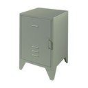 Noptieră verde din metal Bronxx - Vipack