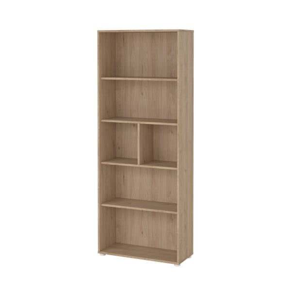 Bibliotecă cu aspect de lemn de stejar 80x205 cm Sign – Tvilum-image-3