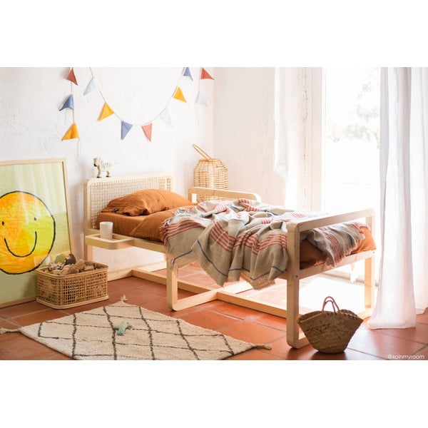 Covor crem lavabil/țesut manual din bumbac 70x100 cm Mini Bereber – Lorena Canals-image-3