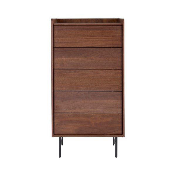 Comodă în culoare naturală închisă cu aspect de lemn de nuc 60x118,5x45 cm Örgryte – Jotex-image-2