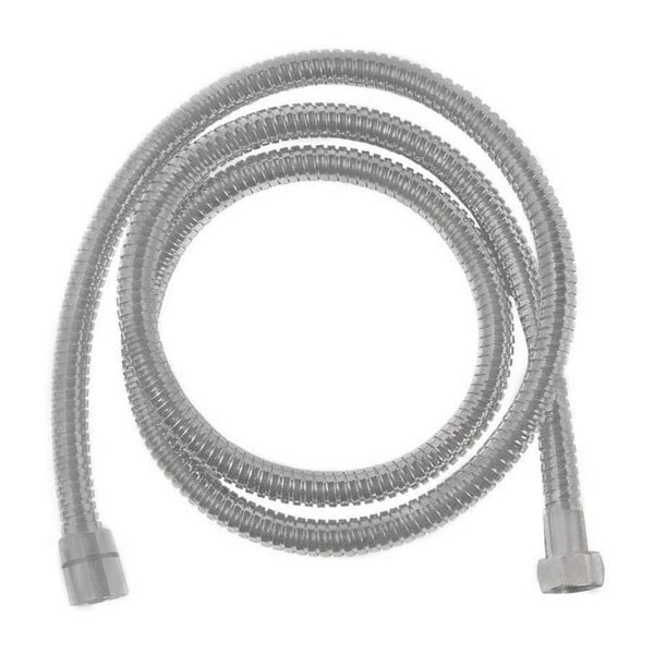 Furtun de duș argintiu mat din alamă Powerflex – Sapho