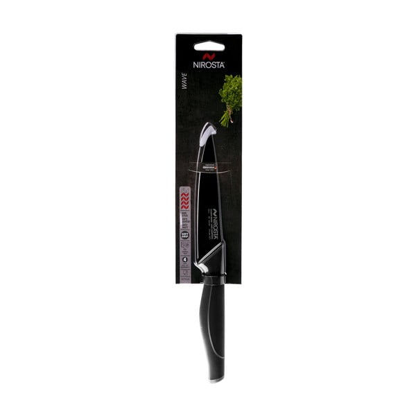 Cuțit din oțel inoxidabil pentru filetare Nirosta Wave, negru-image-2