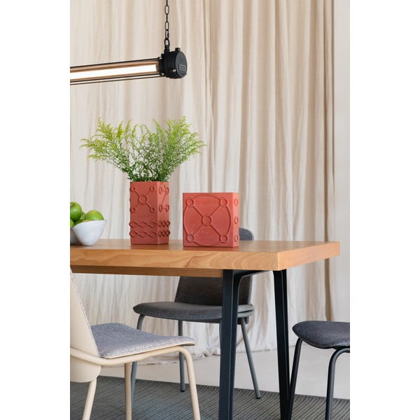 Vază portocalie din beton Graphic – Zuiver-image-2