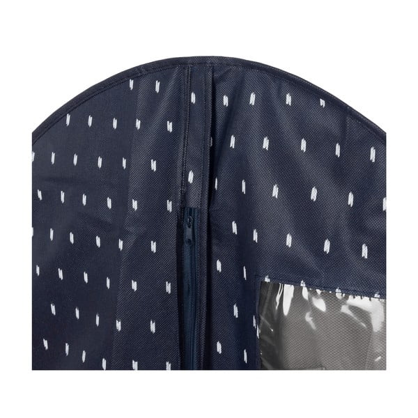 Husă pentru haine Compactor Dots, lungime 100 cm, albastru închis-image-2