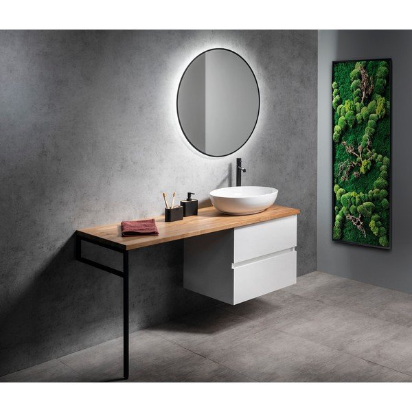 Suport pentru blat negru din oțel 49x2 cm – Sapho-image-2