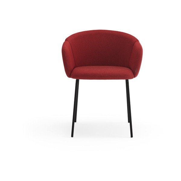 Scaun de sufragerie burgundy tapițat Add – Teulat-image-1