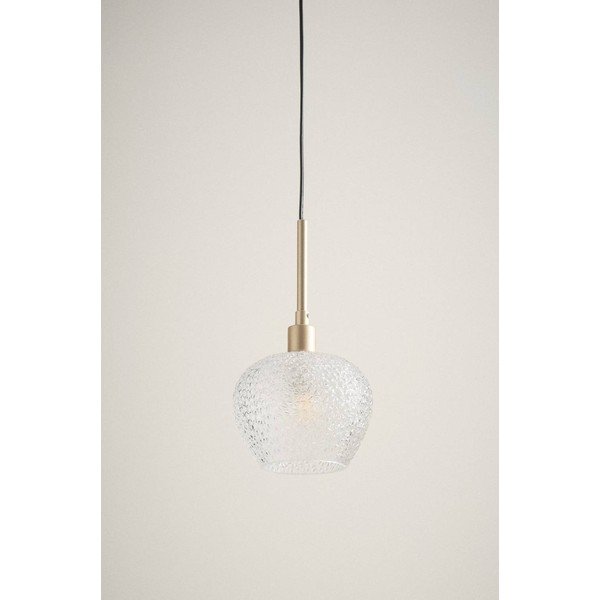 Lustră aurie din sticlă ø 15 cm Frost – Jotex-image-1