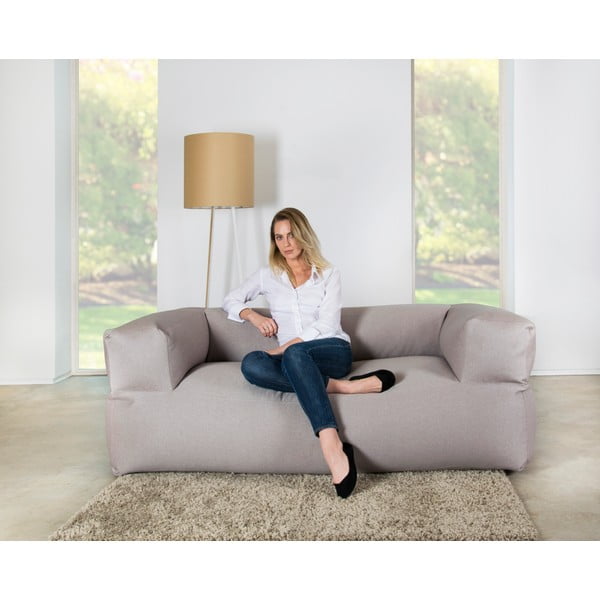 Fotoliu bean bag albastru cu tapițerie din catifea reiată Sofa MooG – SLOWDOWN-image-1