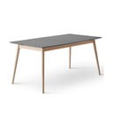 Masă de dining gri antracit/în culoare naturală extensibilă 90x165 cm Meza – Hammel Furniture