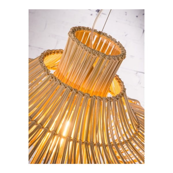 Lustră cu 2 abajururi din ratan Good&Mojo Kalahari, Ø 45 cm-image-4
