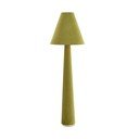 Lampadar verde cu abajur textil (înălțime 168 cm) Devia – Light & Living