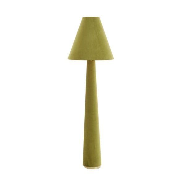 Lampadar verde cu abajur textil (înălțime 168 cm) Devia – Light & Living