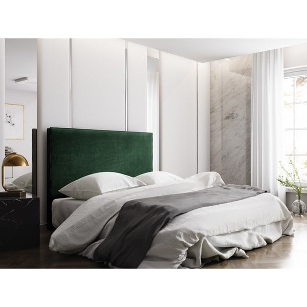 Tăblie de pat verde-închis 140x120 cm Natalia – Milo Casa-image-3