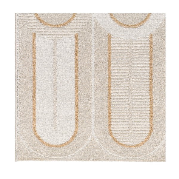 Covor crem 133x190 cm Flora – Universal-image-3