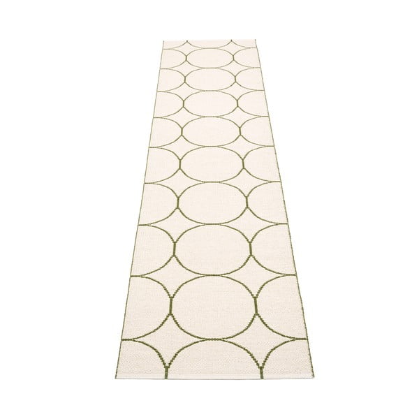 Covor tip traversă pentru interior și exterior verde închis 70x300 cm Boo Dark Olive – Pappelina-image-2