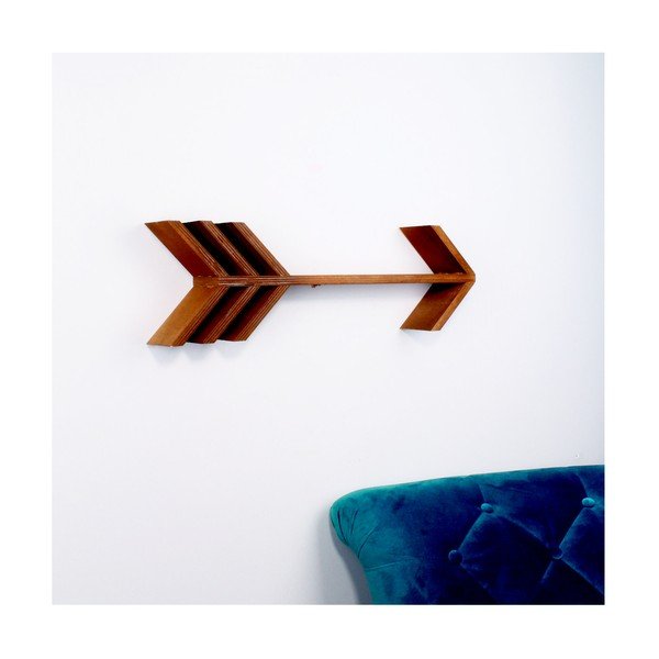 Raft de perete din lemn North Carolina Scandinavian Home Decors Fleche-image-1