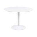 Masă rotundă Actona Ibiza, ø 110 cm, alb