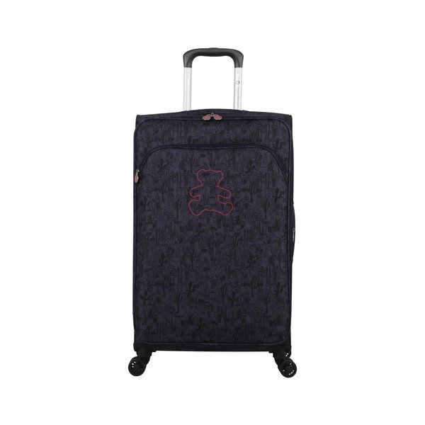 Set 3 trolere cu 4 roți Lulucastagnette Casandra, negru-image-2