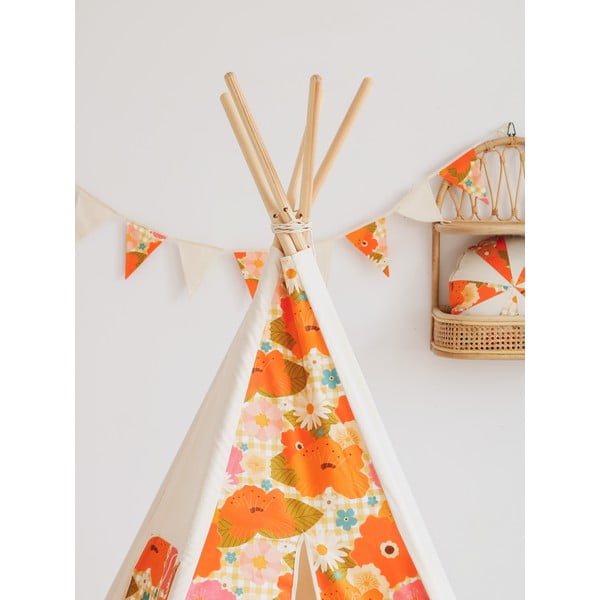 Cort teepee pentru copii  Picnic with Flowers – Moi Mili-image-3