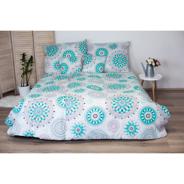 Lenjerie de pat din bumbac Cotton House Mandala, 140 x 200 cm-image-1