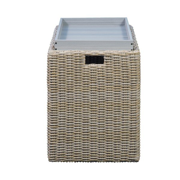 Set mobilier de grădină bej/maro deschis Modular – Unique Furniture-image-4