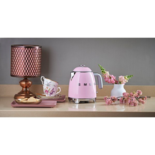 Ceainic electric roz din oțel inoxidabil 800 ml Retro Style – SMEG-image-1