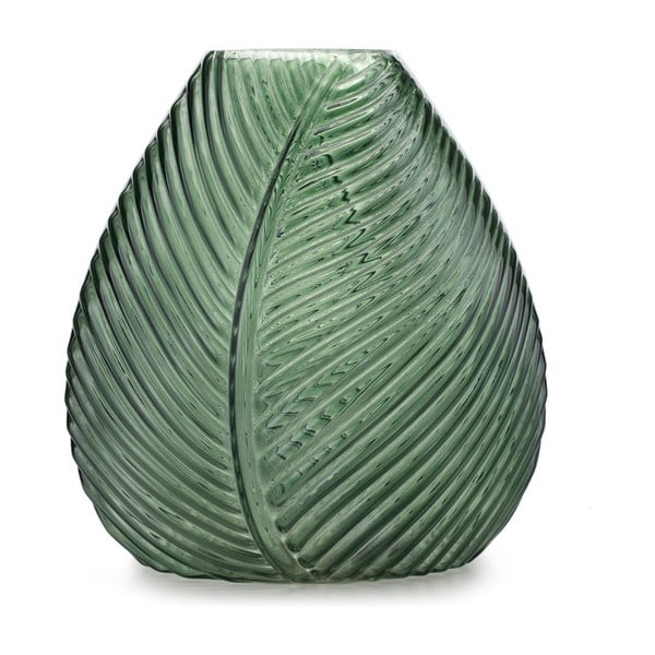 Vază verde din sticlă (înălțime 22 cm) Terrassa – AmeliaHome