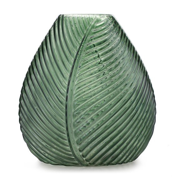 Vază verde din sticlă (înălțime 22 cm) Terrassa – AmeliaHome