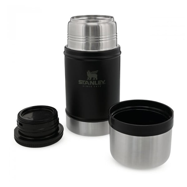Termos negru pentru mâncare din oțel inoxidabil 700 ml Legendary Classic Black – Stanley-image-2