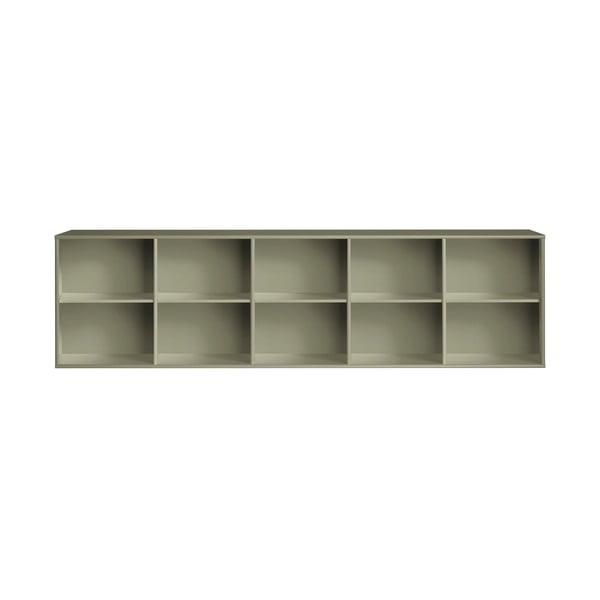Bibliotecă kaki suspendată 220x61x42 cm Mistral – Hammel Furniture