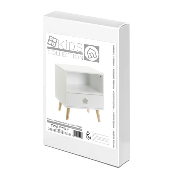 Noptieră albă pentru copii – Casa Selección-image-4