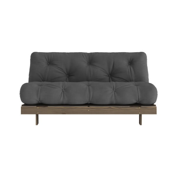 Canapea neagră extensibilă 160 cm Roots – Karup Design