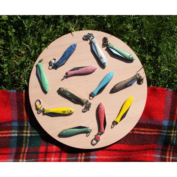 Briceag cehesc peștișor by Alexandra Dětinska, albastru deschis sidefat-image-2