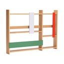 Raft etajat în culoare naturală cu aspect de lemn de stejar 110 cm Arki – Hübsch