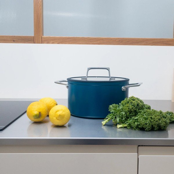 Oală cu capac/cu suprafață ceramică 5,5 l Meda 4.0 – FABINI-image-1