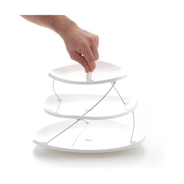 Platou supraetajat InnovaGoods Twist & Fold Plates-image-3