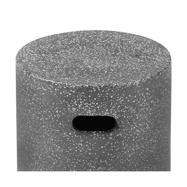 Măsuță auxiliară de grădină Bonami Selection Loris, ø 35 cm, negru-image-2