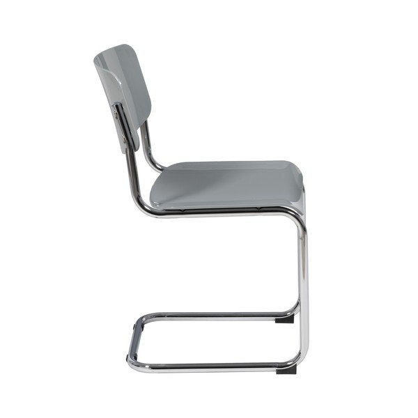 Scaune de dining gri 4 buc. Chrome – Ixia-image-3