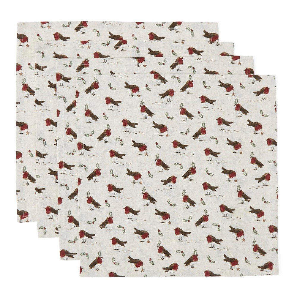 Șervețele 4 buc. din material textil 45x45 cm Robin's Retreat – Cooksmart ®