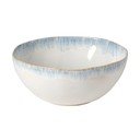 Bol alb/albastru din gresie ø 28 cm Brisa – Costa Nova