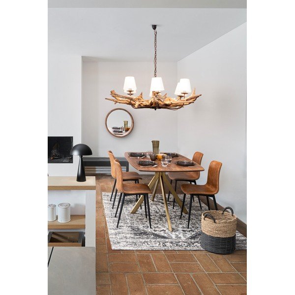 Scaun de dining maro din imitație de piele Kyra – Bizzotto-image-4